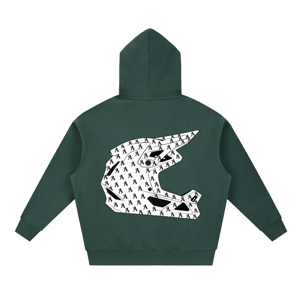 Limited Edition Amprax Full Face Essential Oversized Boxy Fit Fleece Hoodie