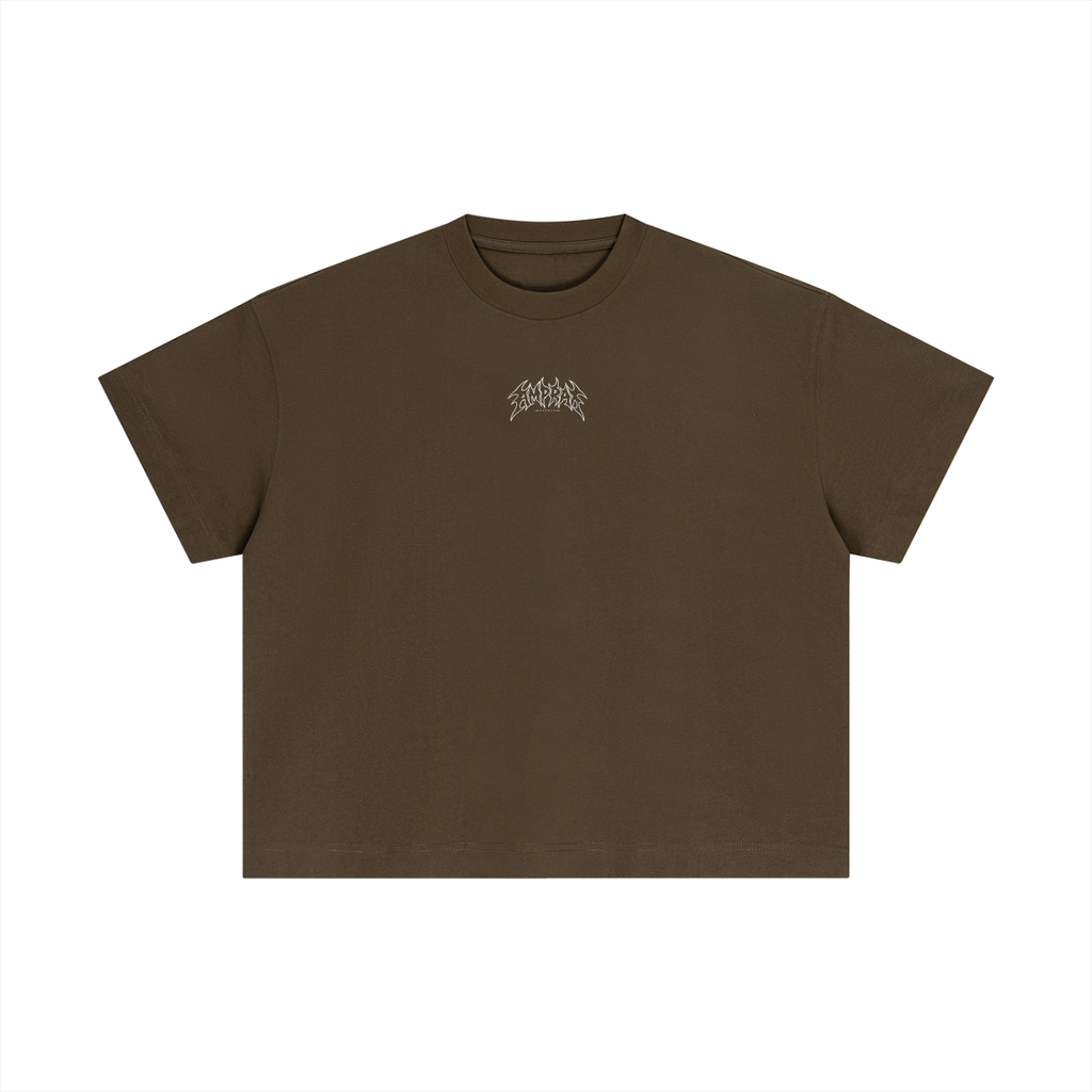Amprax Supply Brown Essential Cotton Boxy T-Shirt