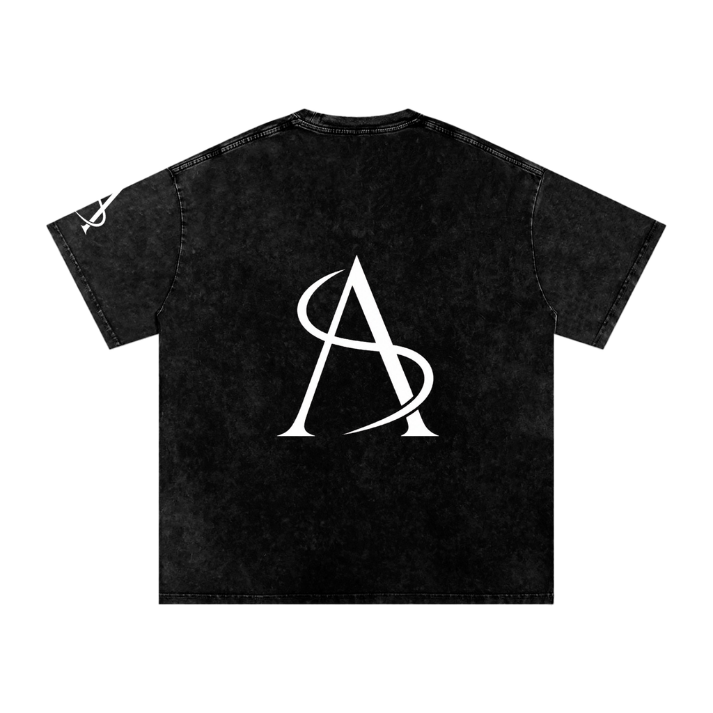 Limited Edition Amprax Supply Graffiti Black Oversized Cotton T Shirt