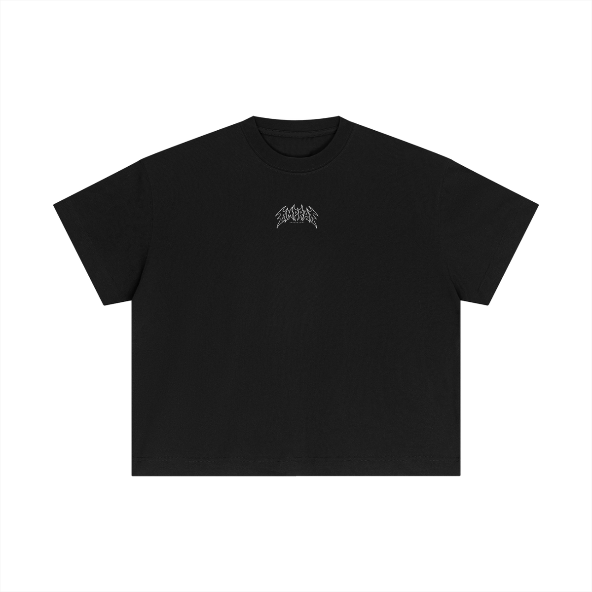 Amprax Supply Black Essential Cotton Boxy T-Shirt