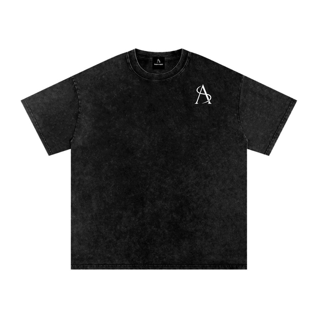 Amprax Supply Black Wheelie Boyz Oversized Cotton T-Shirt