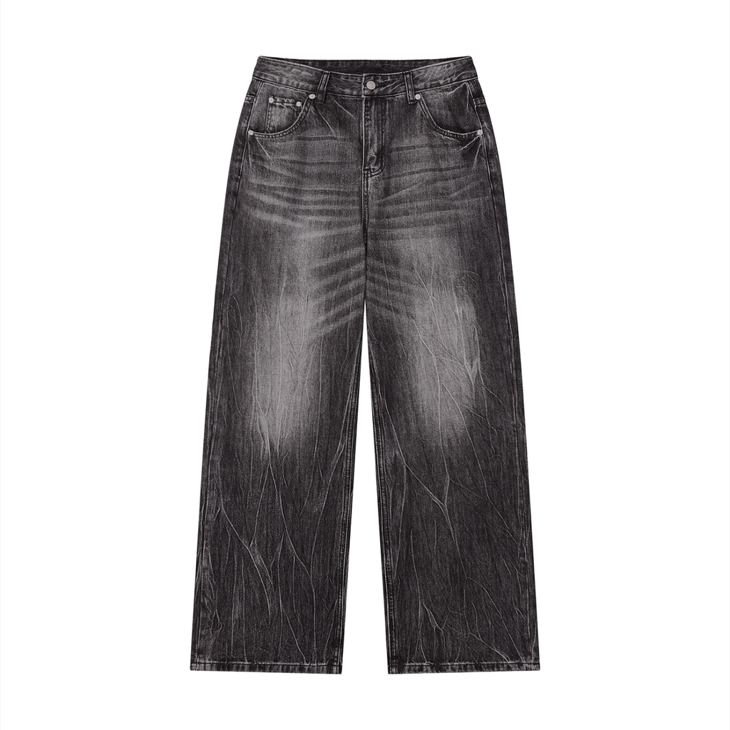 Amprax Supply Men’s black Baggy Jeans