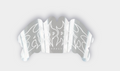 Chrome Amprax Supply Sticker 2"x2" 10 pack