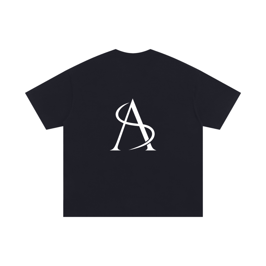 Amprax Supply Black Unisex Oversized Cotton T-Shirt