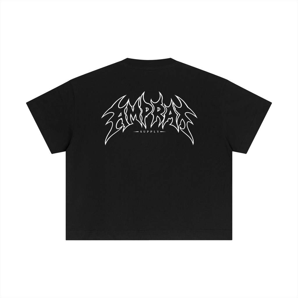 Amprax Supply Black Essential Cotton Boxy T-Shirt