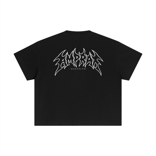Amprax Supply Black Essential Cotton Boxy T-Shirt