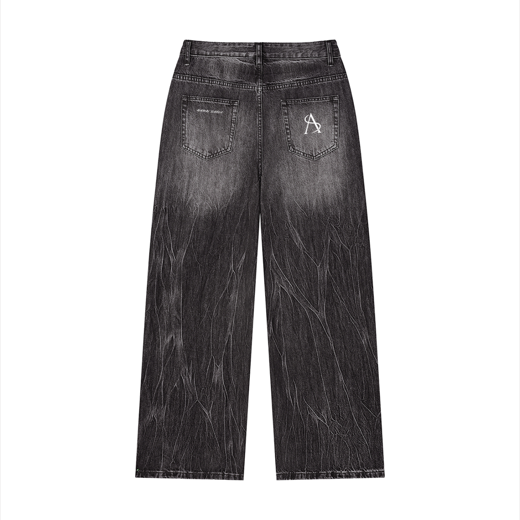 Amprax Supply Men’s black Baggy Jeans